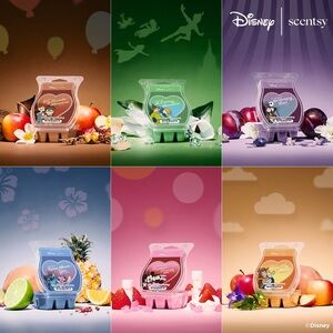 Scentsy Disney Love Stories Wax Bar Collection set of 6 NIB